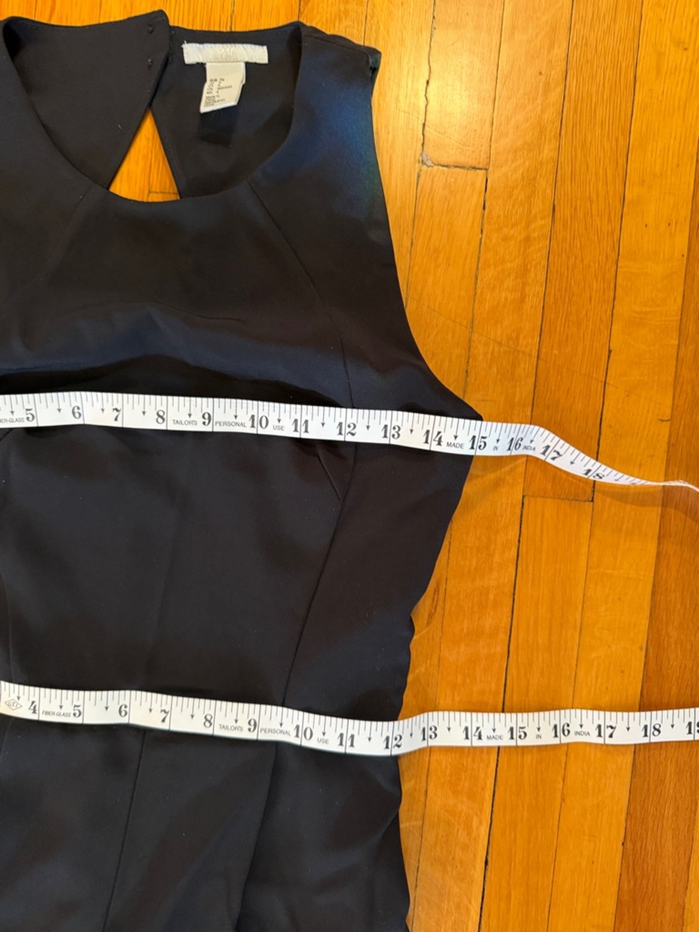 H&M Black Sleeveless Tailored Jumpsuit - Picture 6 of 8